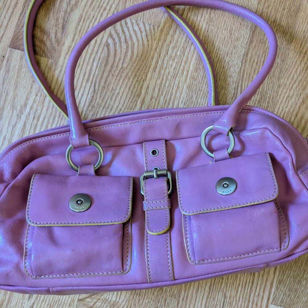 HYPE Pink Leather Bag  EUC